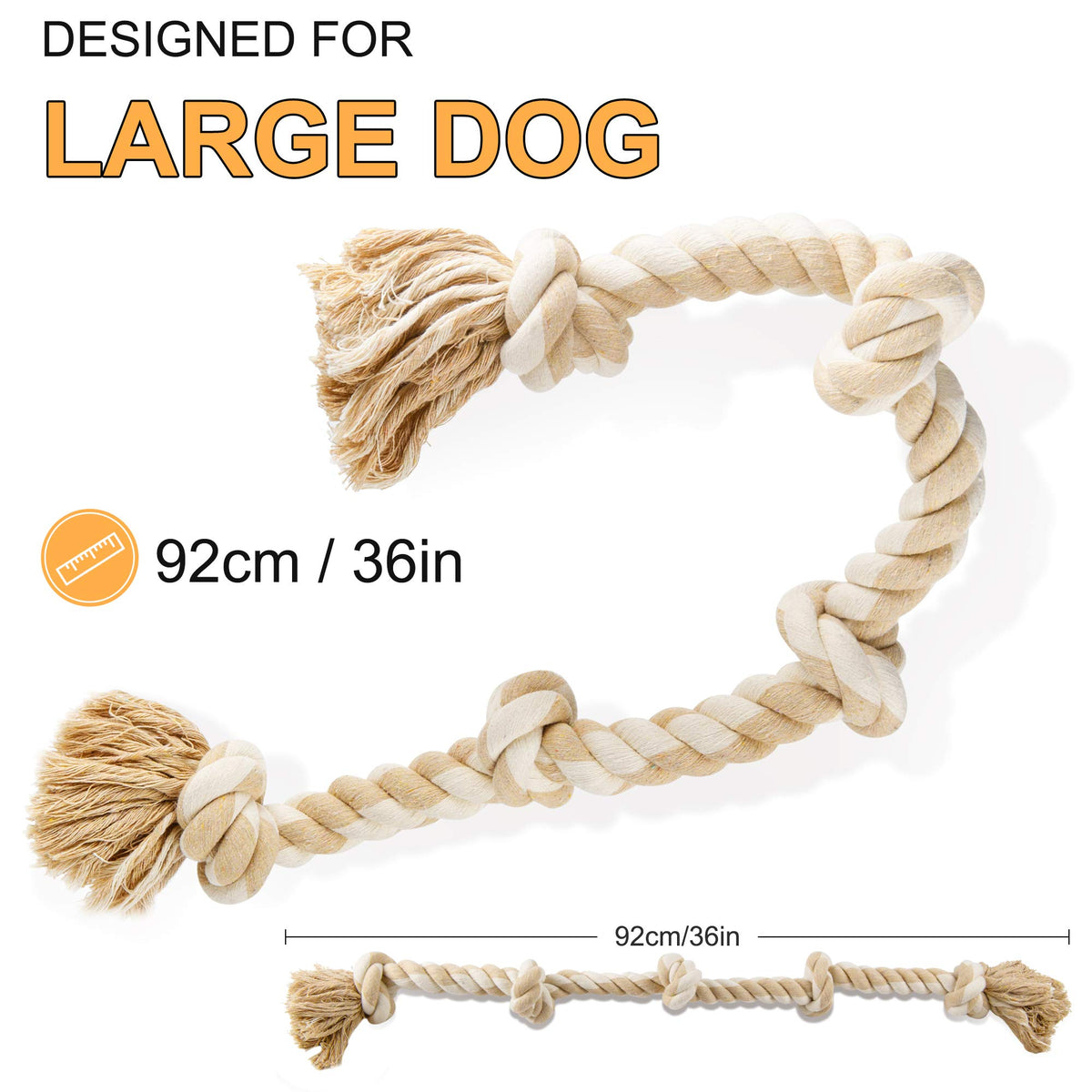 Dog Rope Toys for Aggressive Chewers J64594