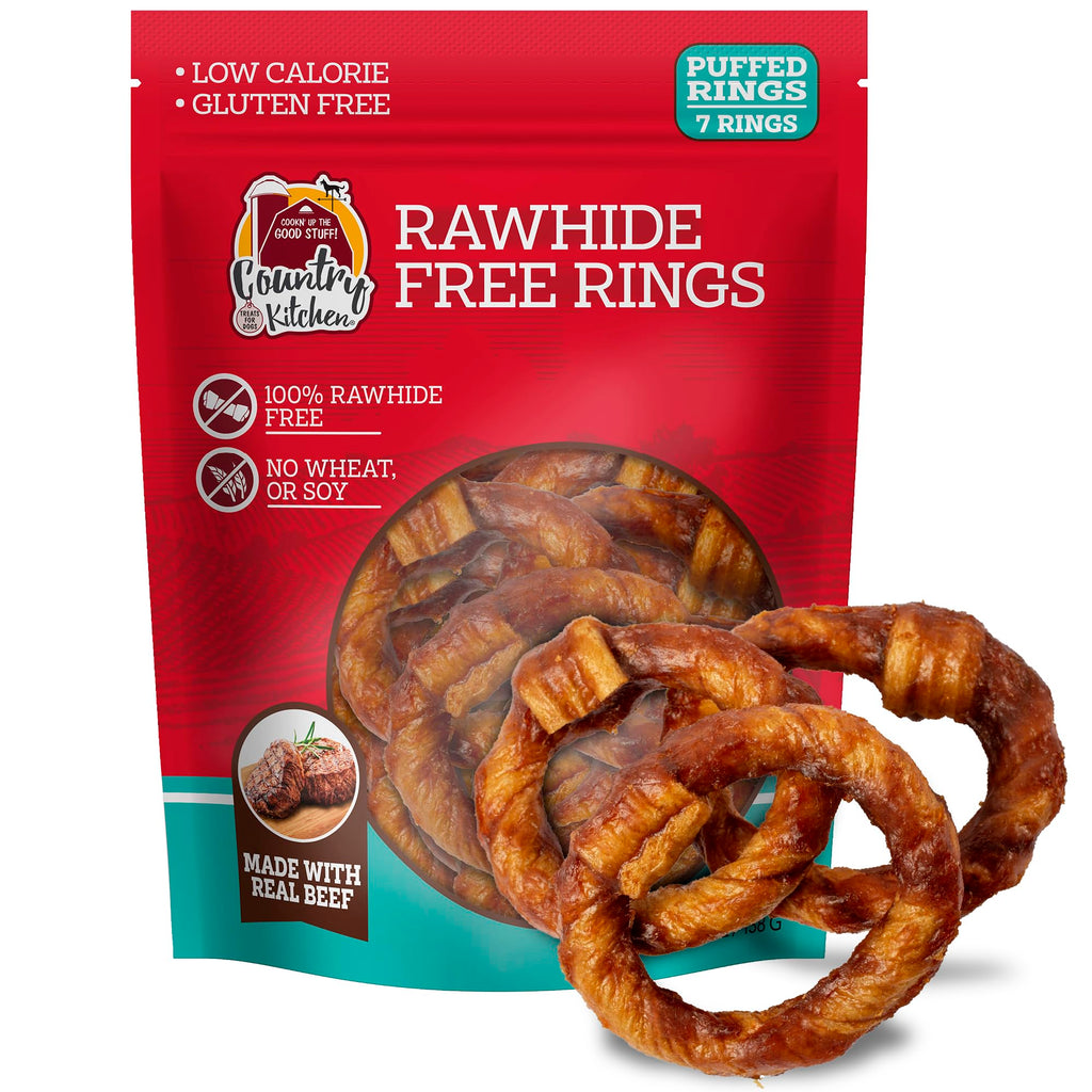 Beef Rings Dog Chews 7 Count P234