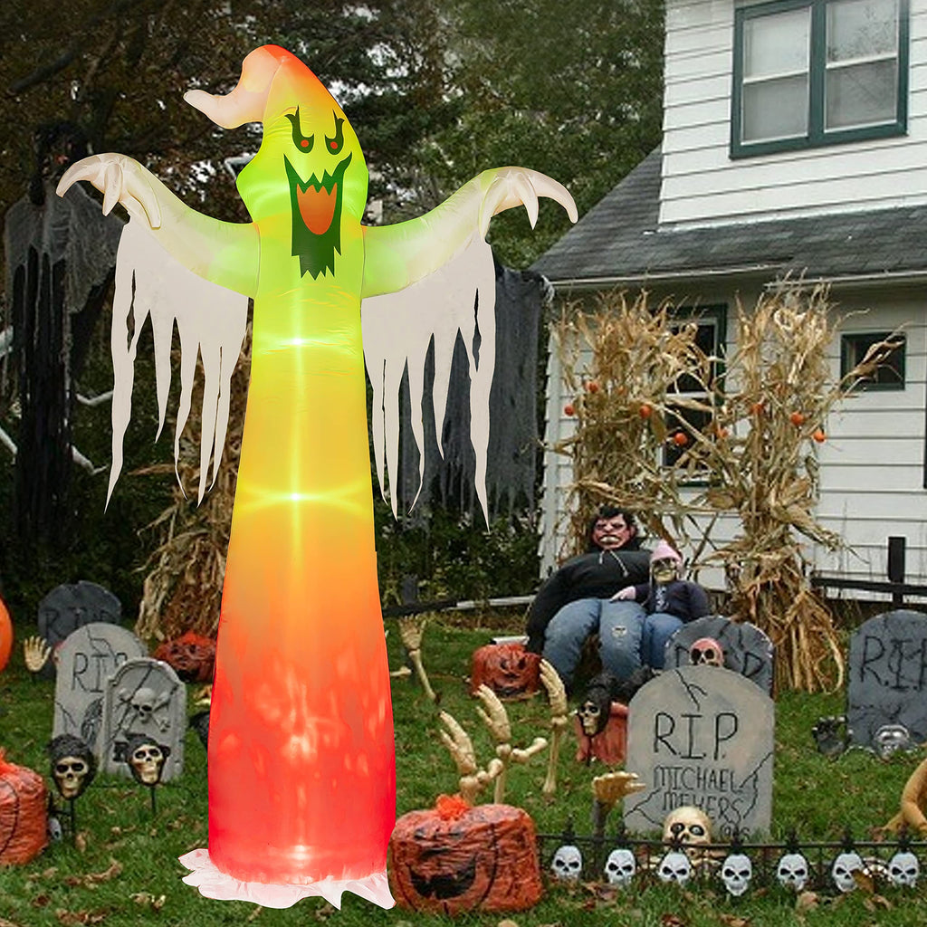 9 FT Halloween Inflatables with Built-in LED Lights B122405