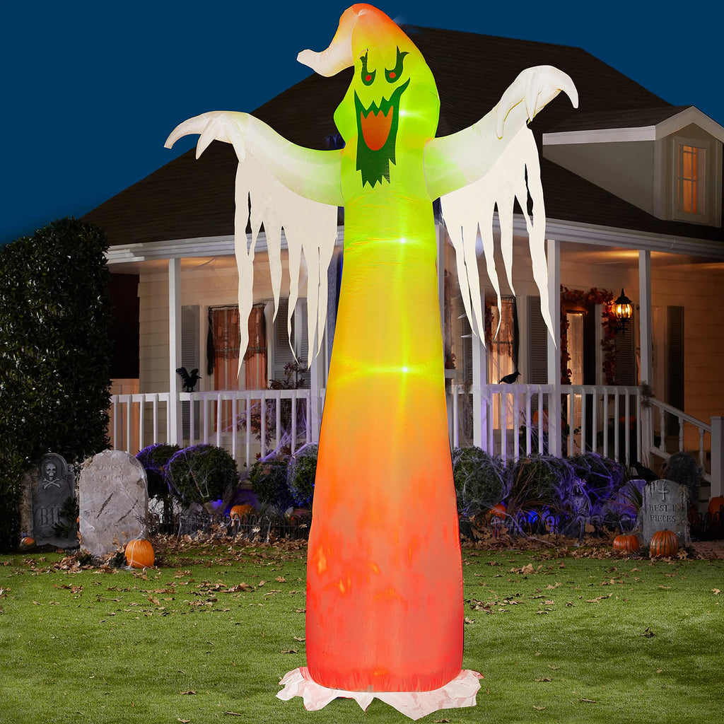 9 FT Halloween Inflatables with Built-in LED Lights B122405